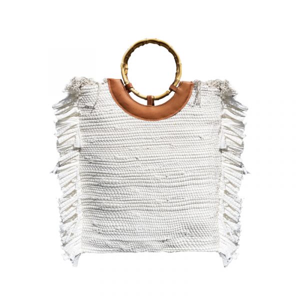 SHOPPING BAG GRANDE MANICO TONDO ROUCHES