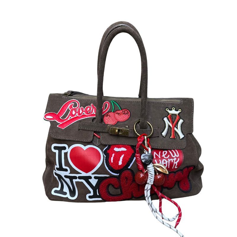 CHERRY TWO-HANDLE BAG