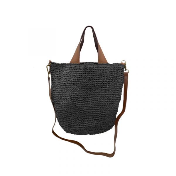 SHOPPING BAG PICCOLA STRAW PAPER