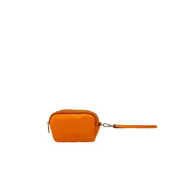 PORTACHIAVI TRE ZIP IN PELLE