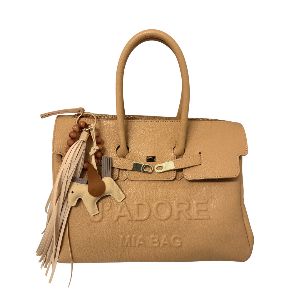 BORSA DUE MANICI J'ADORE PELLE