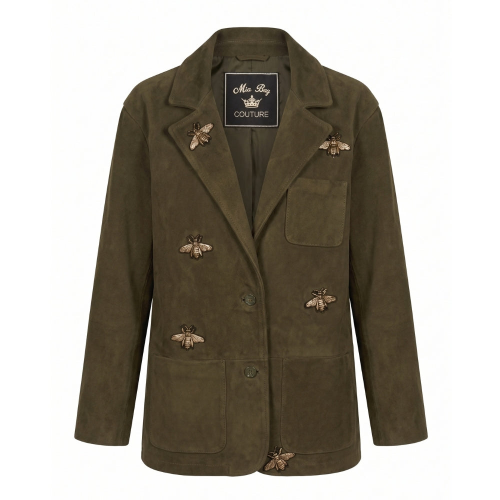 GIACCA BEES CAMOSCIO
