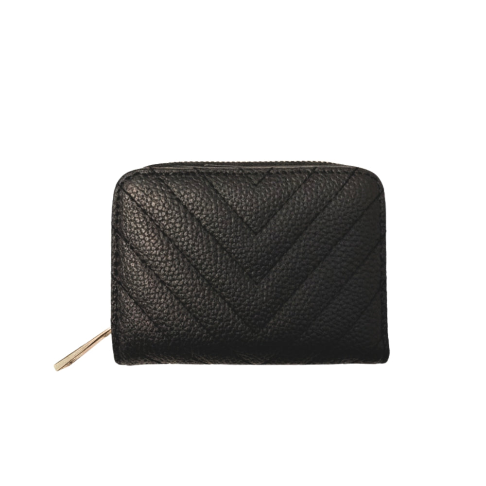 QUILTED LEATHER MEDIUM WALLET