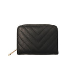 QUILTED LEATHER MEDIUM WALLET