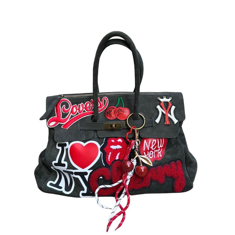 CHERRY TWO-HANDLE BAG