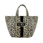 shopping bag maculata font corsivo