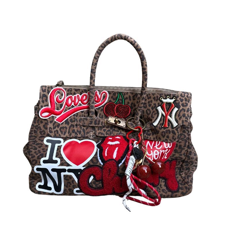 CHERRY TWO-HANDLE BAG