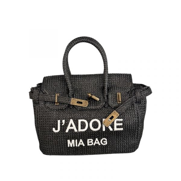 BORSA MINI J'ADORE RAFIA