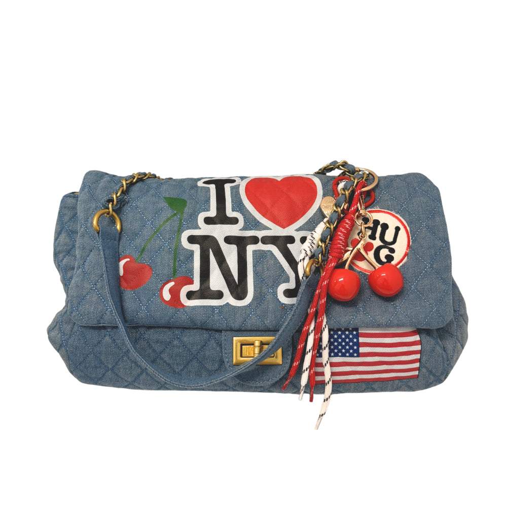 NY DENIM SHOULDER STRAP
