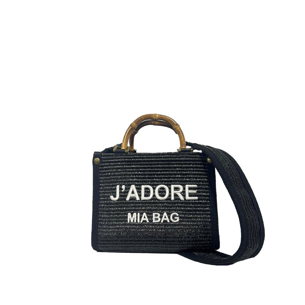TOTE BAG MINI RAFFIA J'ADORE
