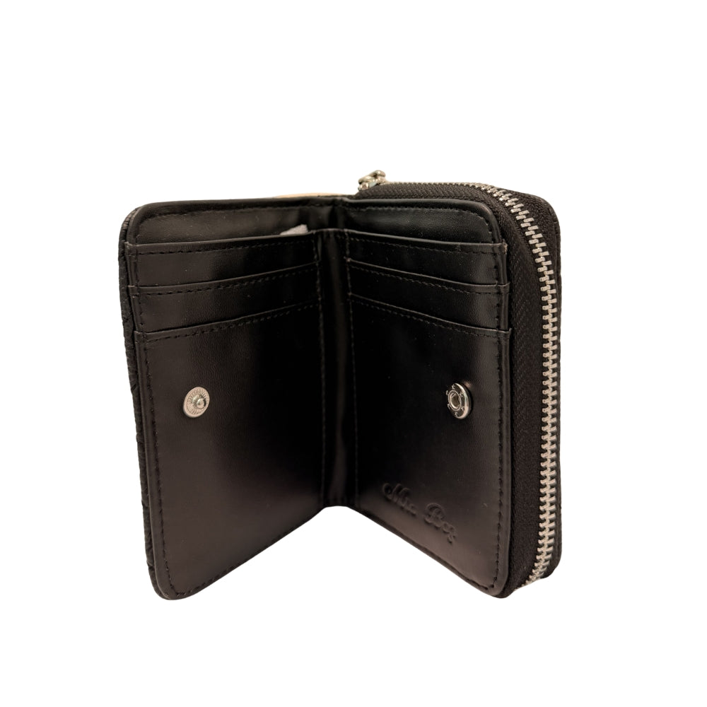QUILTED LEATHER MEDIUM WALLET