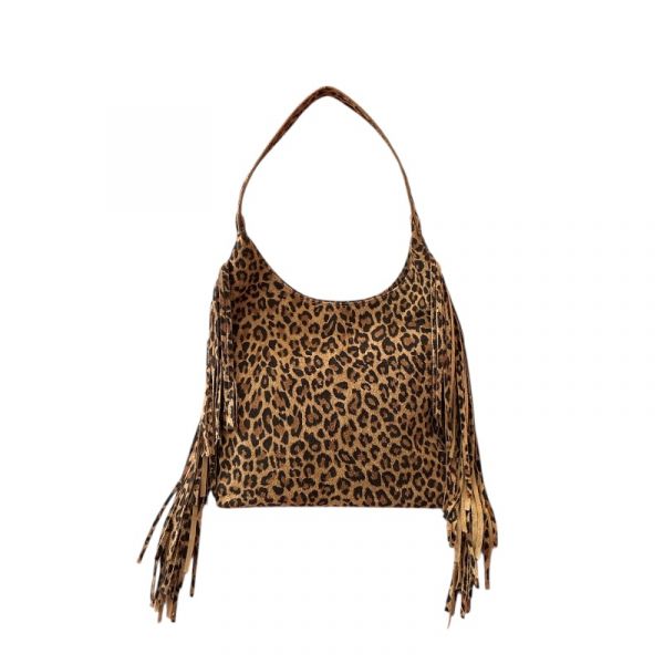 GILDA MINI FRANGE CAMOSCIO