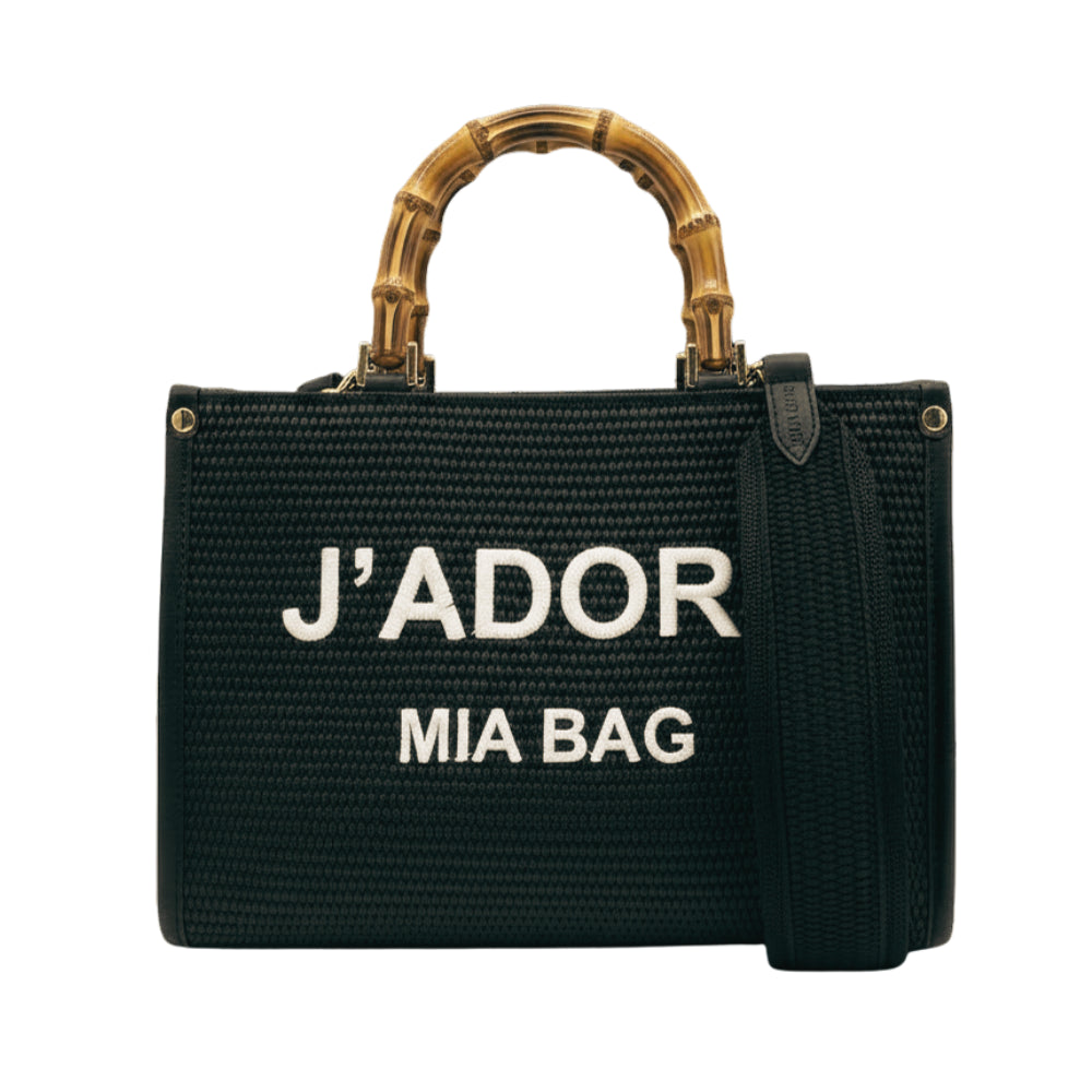 TOTE BAG GRANDE RAFIA J'ADORE
