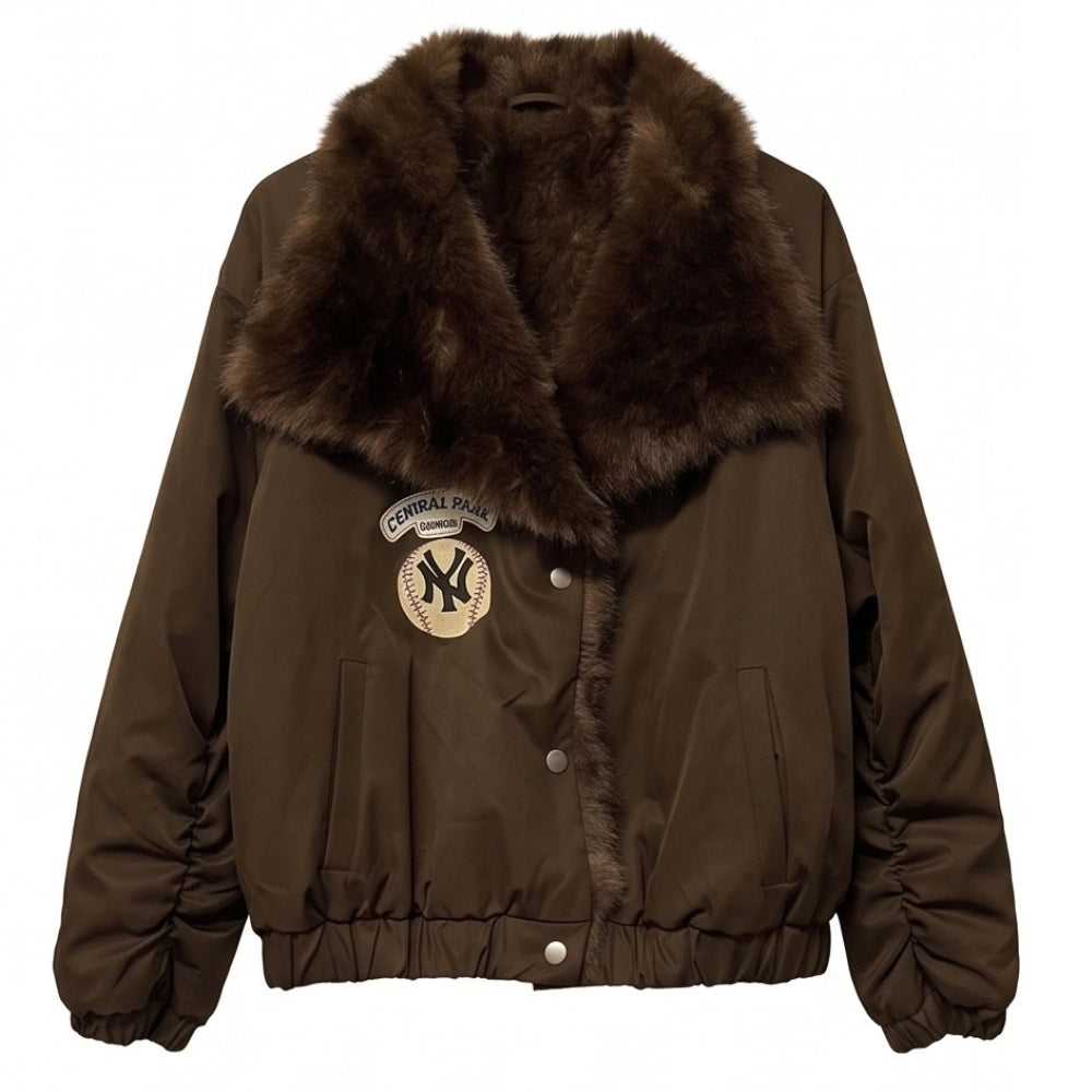 BOMBER NY REVERSIBILE ECOPELLICCIA