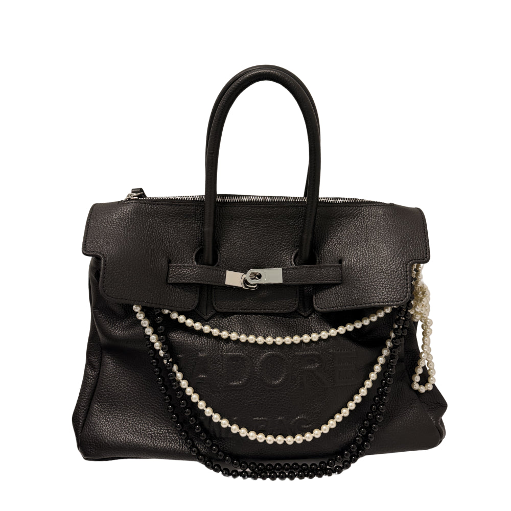 BORSA DUE MANICI J'ADORE PELLE